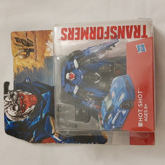 Transformers Age of Extinction Deluxe Class HOT SHOT, OPEN w Box Damage - Picture 2 of 16